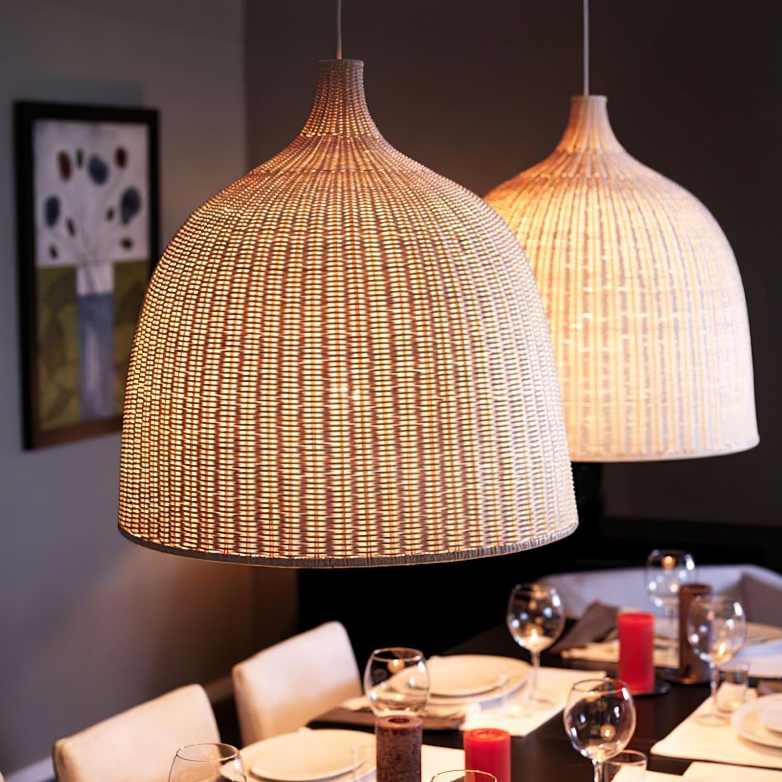 Willow Rustikal Rattan Pendelleuchte Leuchte-Letslighting