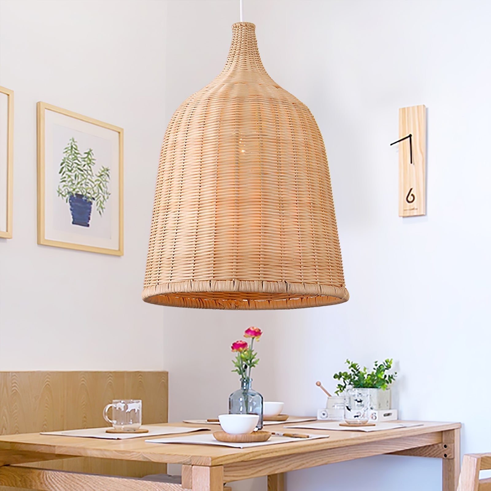 Willow Rustikal Rattan Pendelleuchte Leuchte-Letslighting