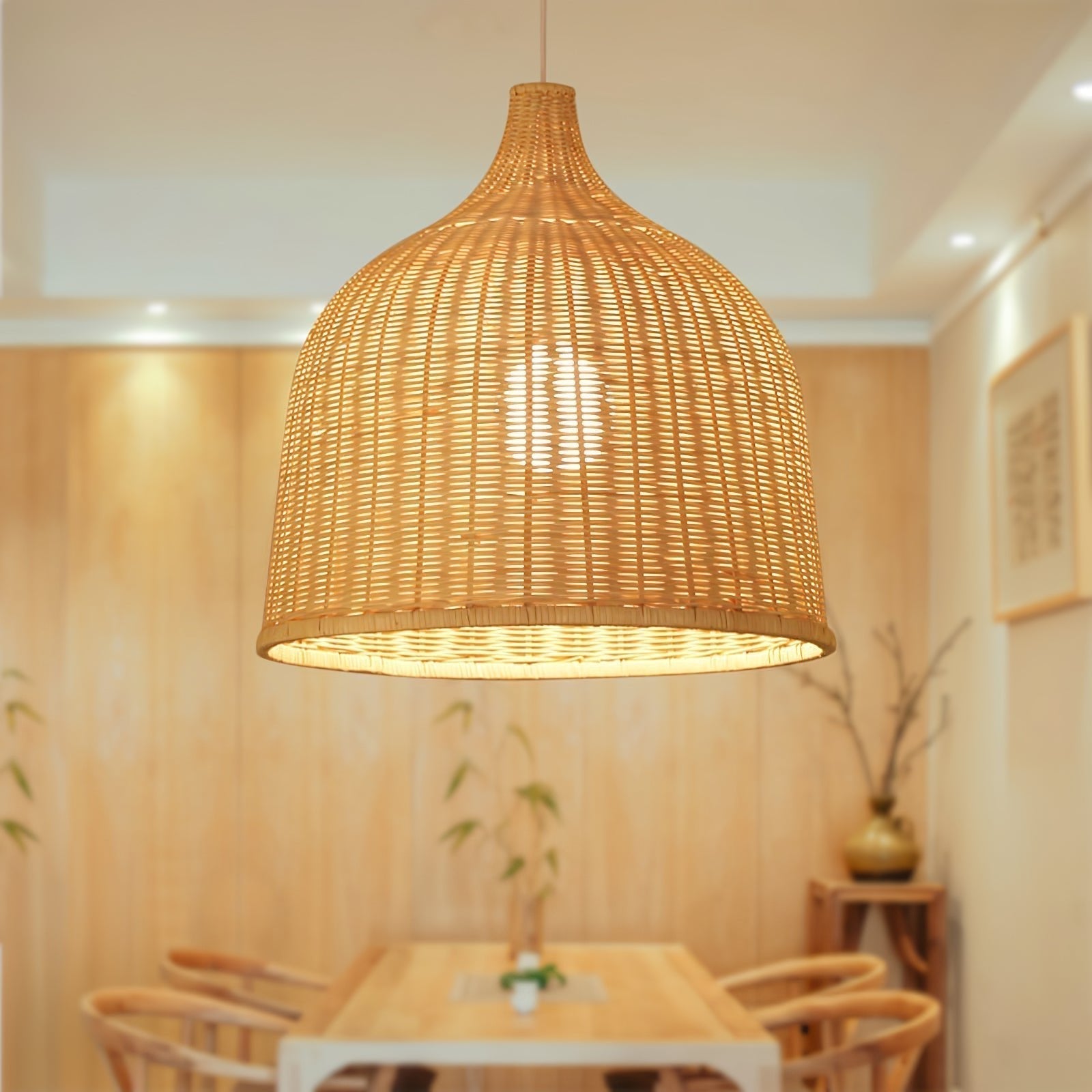 Willow Rustikal Rattan Pendelleuchte Leuchte-Letslighting