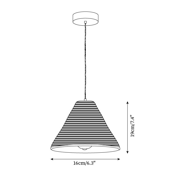 Piper Natürliche Minimalistische Rattan-Pendelleuchte-Letslighting