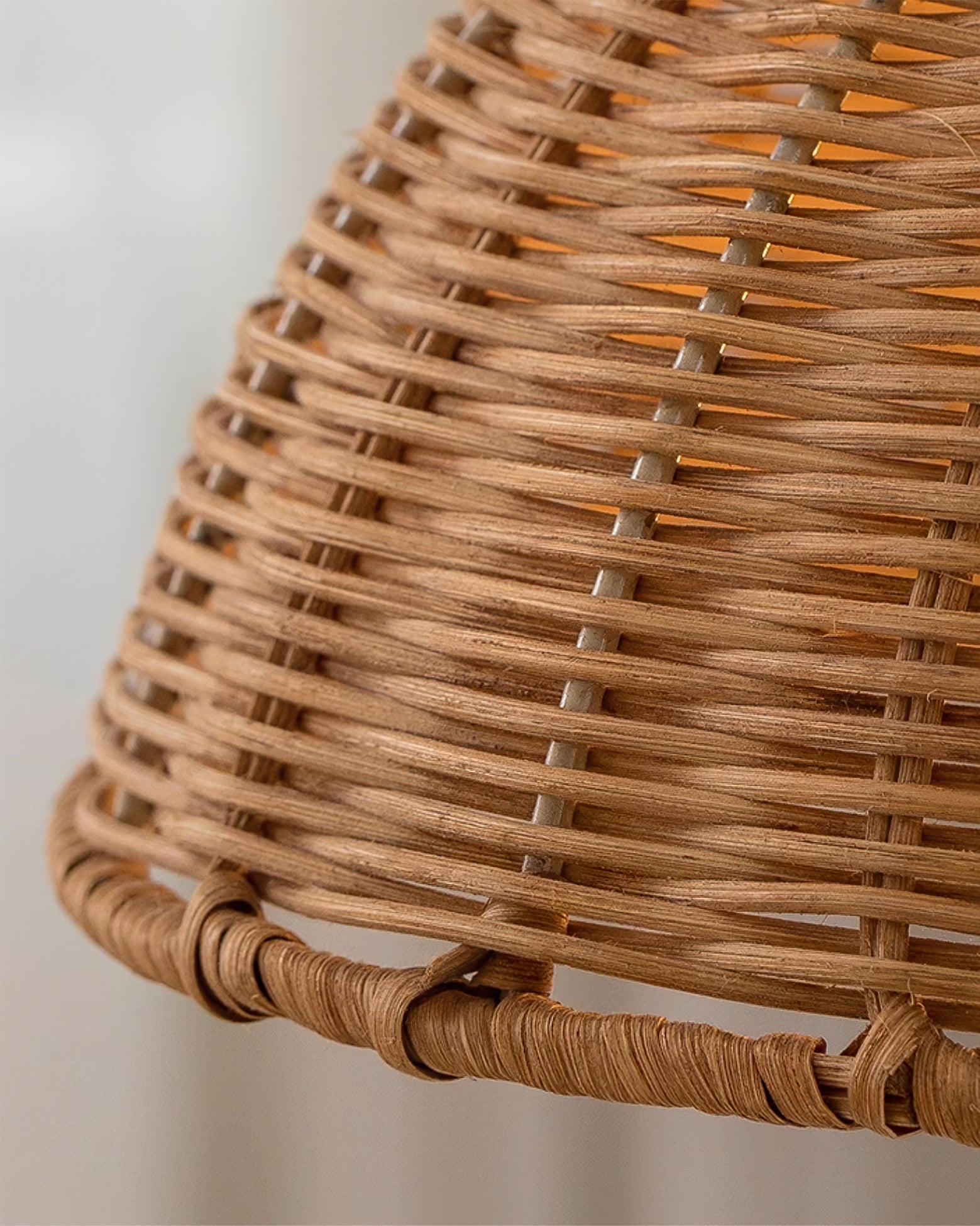 Piper Natürliche Minimalistische Rattan-Pendelleuchte-Letslighting