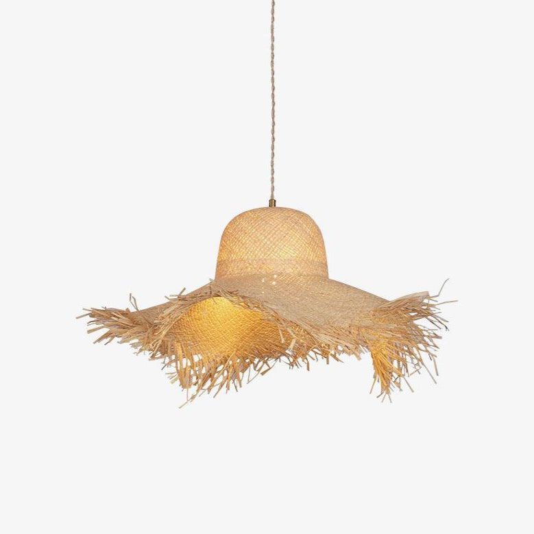 Zephyran Rattan Vintage Pendelleuchte-Letslighting