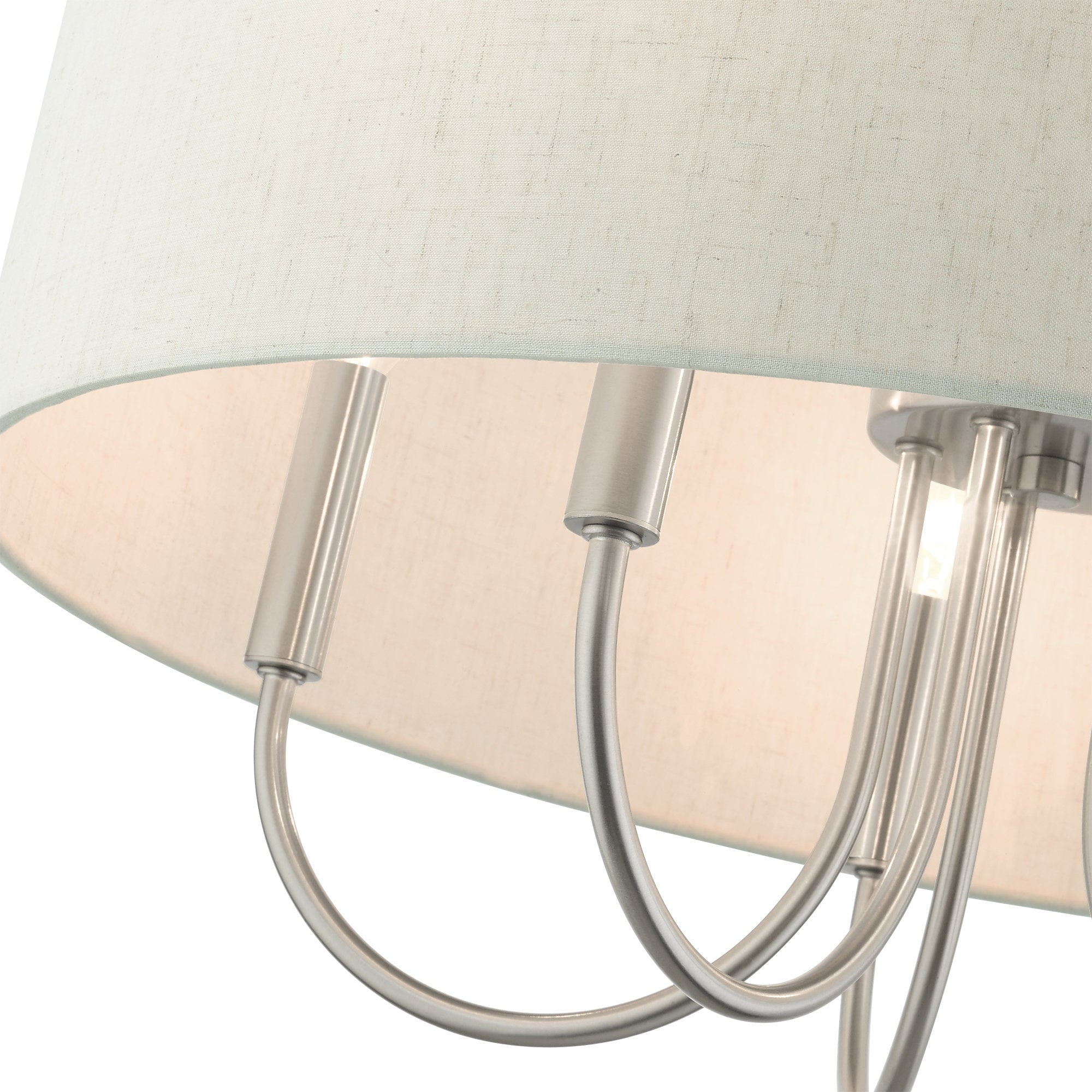 Ovyneth Klassischer Vintage-Trommel-Stoff-Kronleuchter-Letslighting
