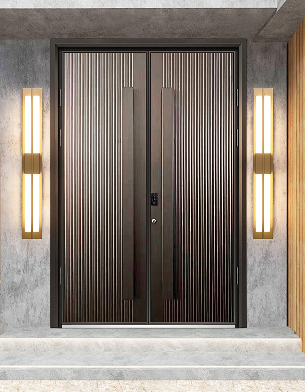 Caspian Alabaster Brass Wall Light - Neutralighting