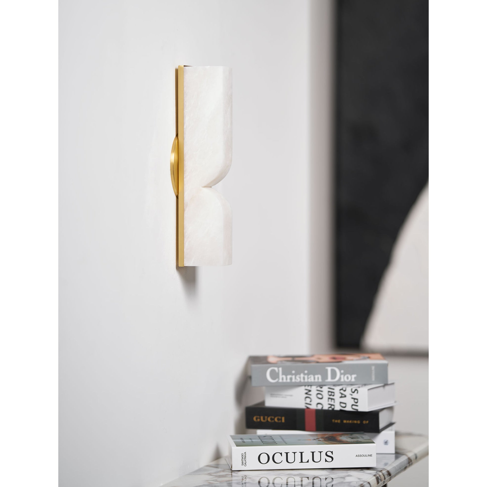 Lyvenisra Modern Minimalist Rectangular Alabaster Wall Lamp - Letslighting