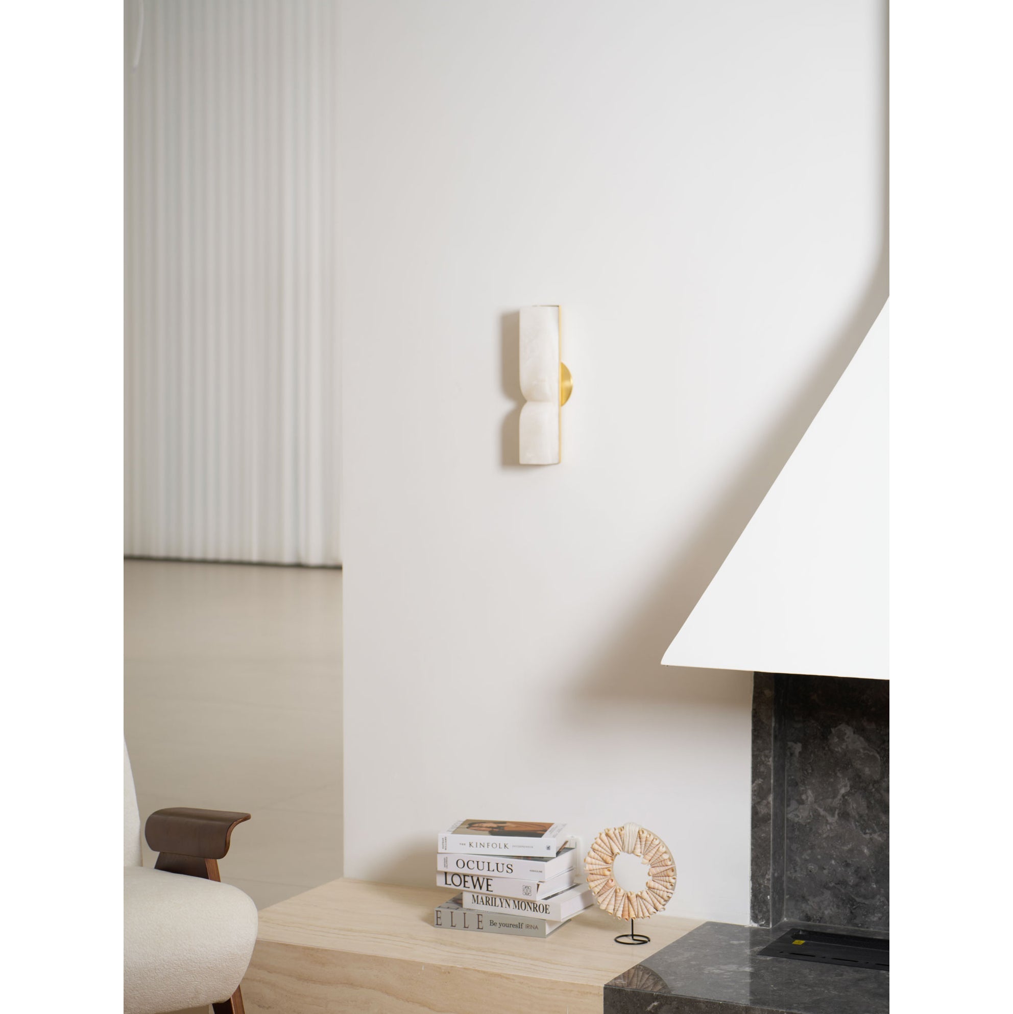 Lyvenisra Modern Minimalist Rectangular Alabaster Wall Lamp - Letslighting