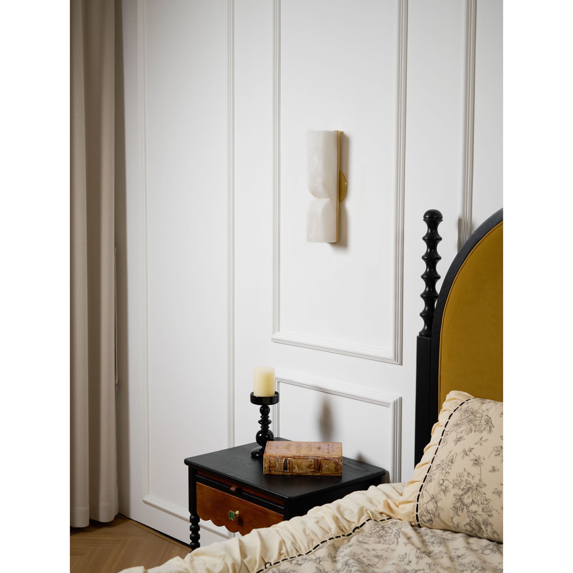 Lyvenisra Modern Minimalist Rectangular Alabaster Wall Lamp - Letslighting