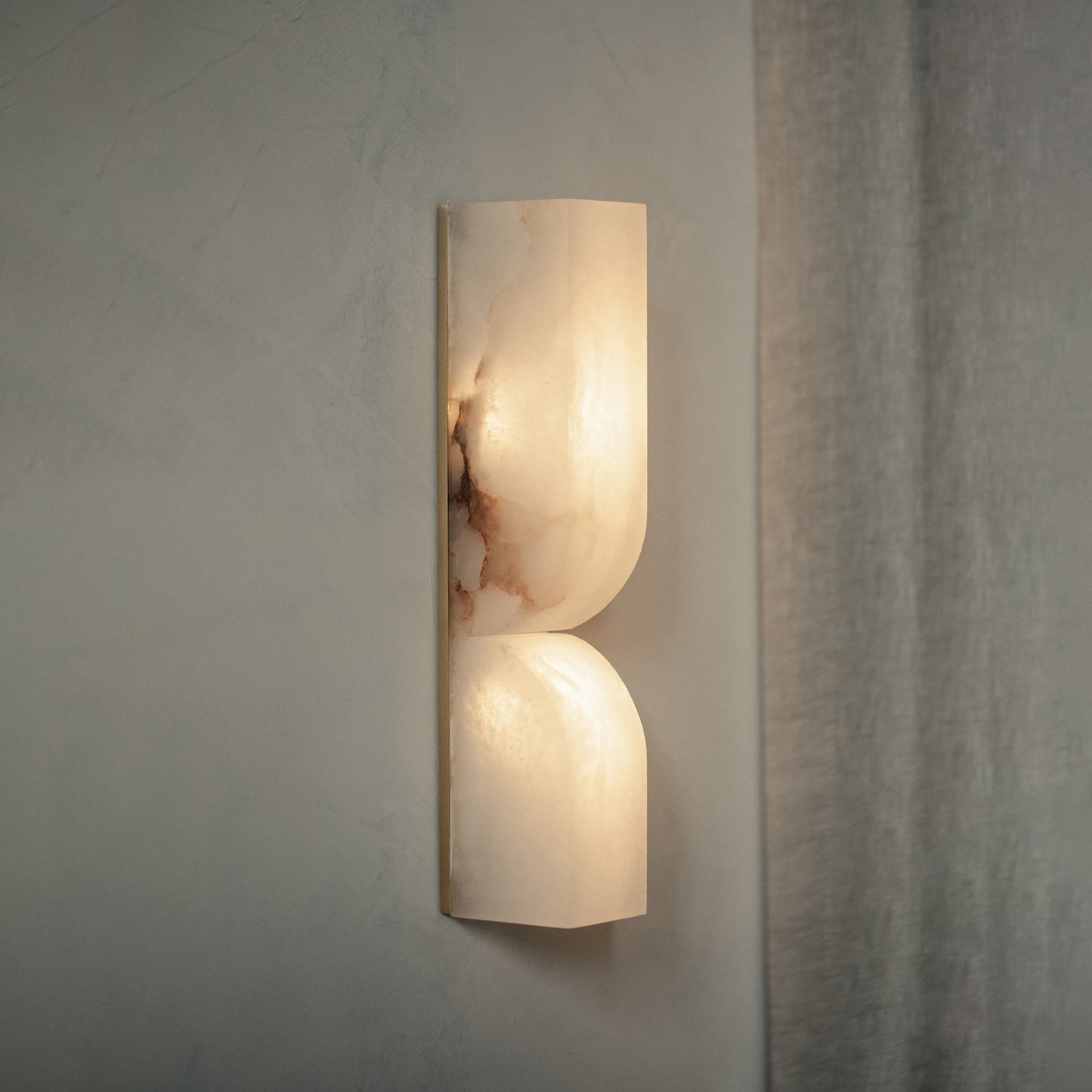 Lyvenisra Modern Minimalist Rectangular Alabaster Wall Lamp - Letslighting