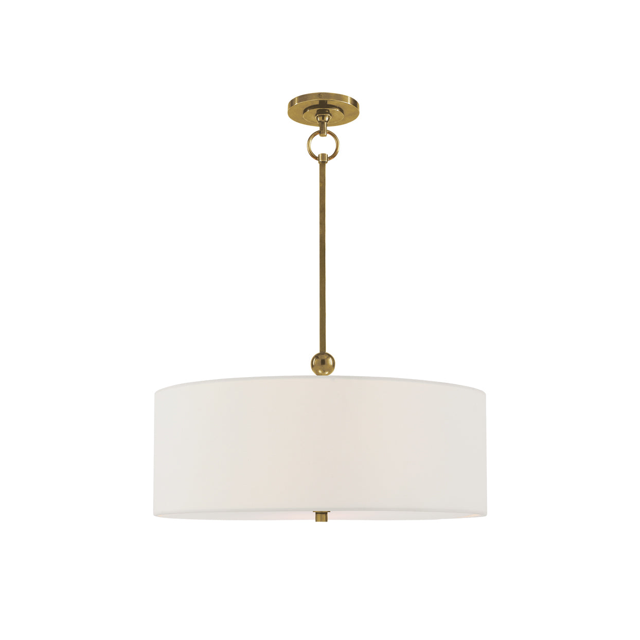 Olvynis Hängend Messing Stoff Pendelleuchte-Letslighting