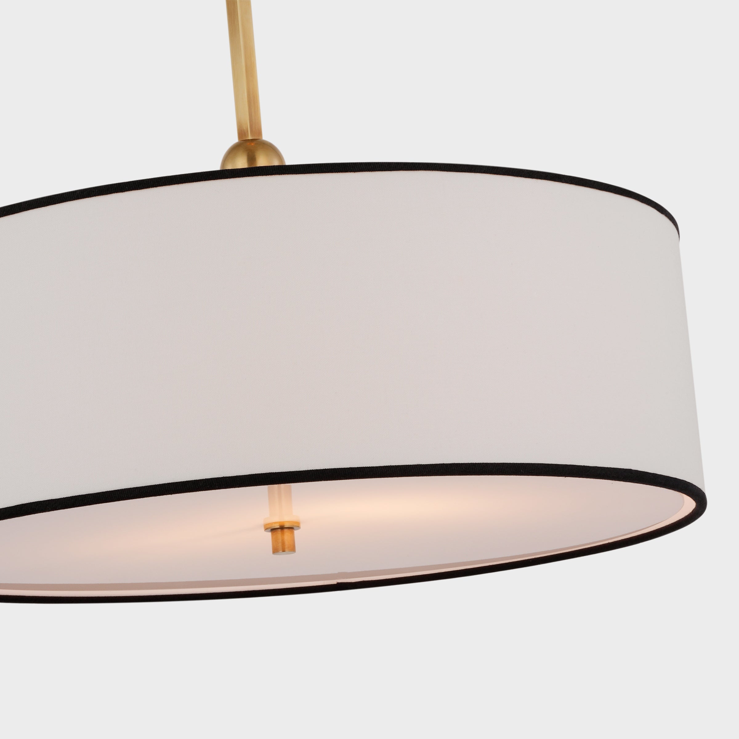 Olvynis Hängend Messing Stoff Pendelleuchte-Letslighting
