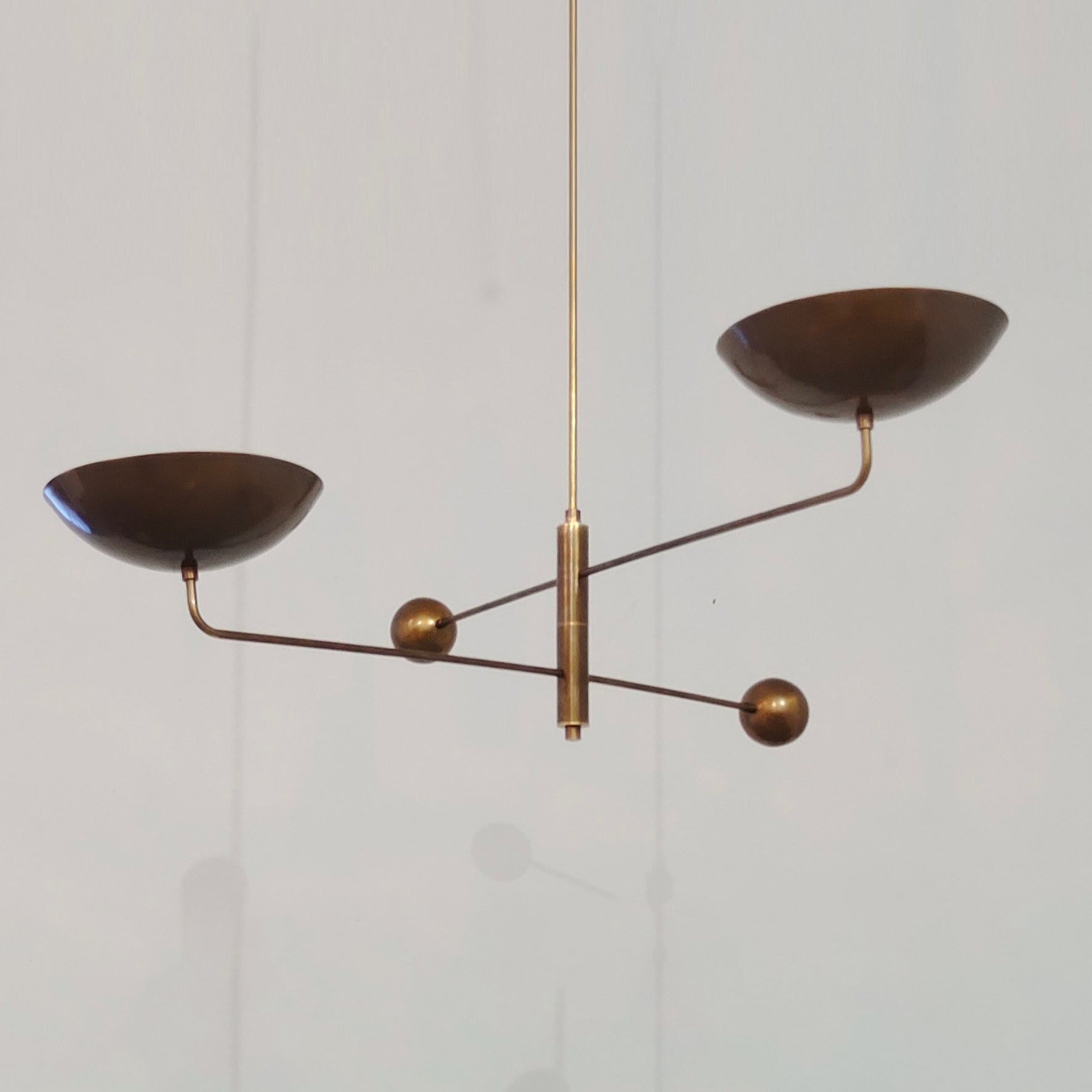 Stella Skulpturaler Industrie-Kronleuchter