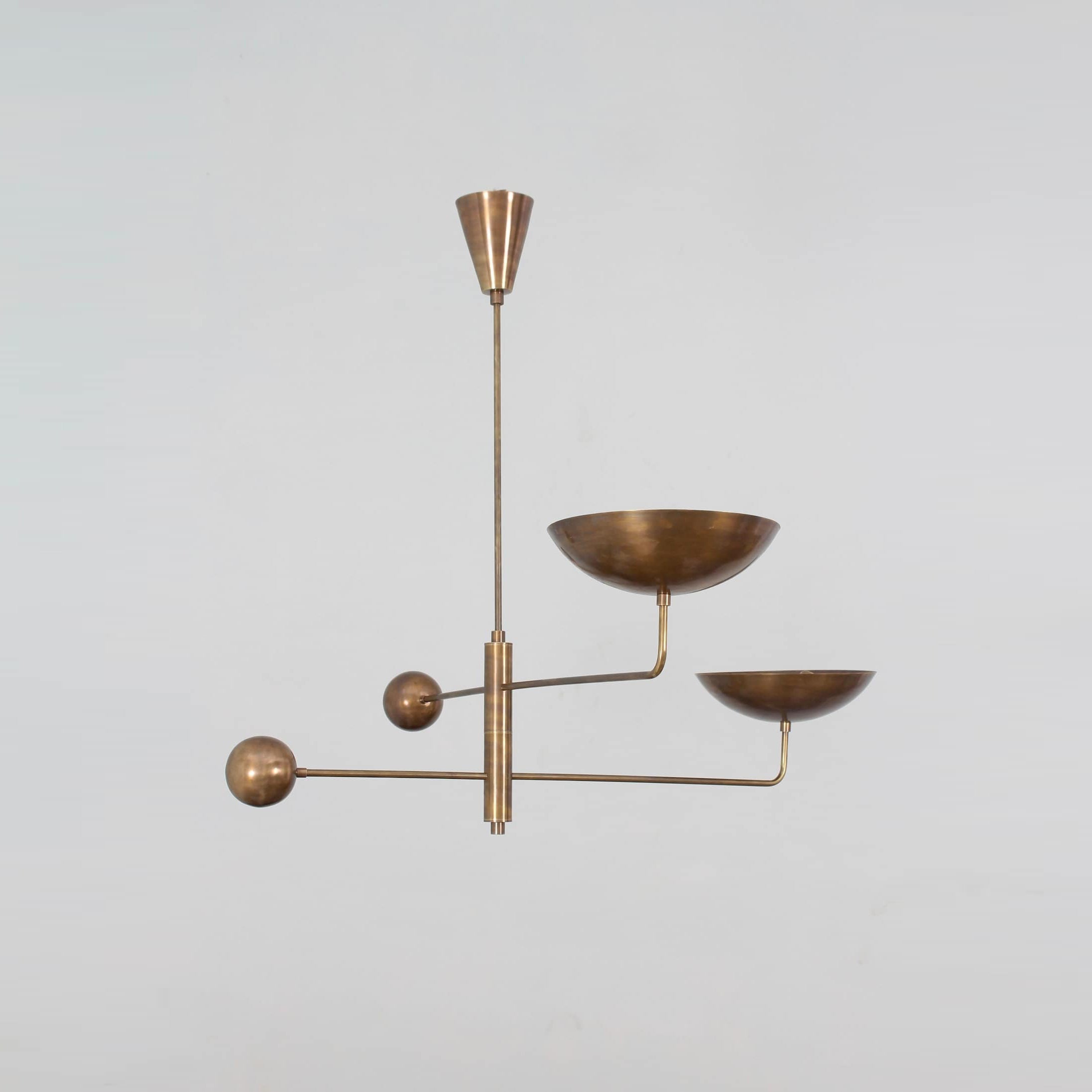 Stella Skulpturaler Industrie-Kronleuchter