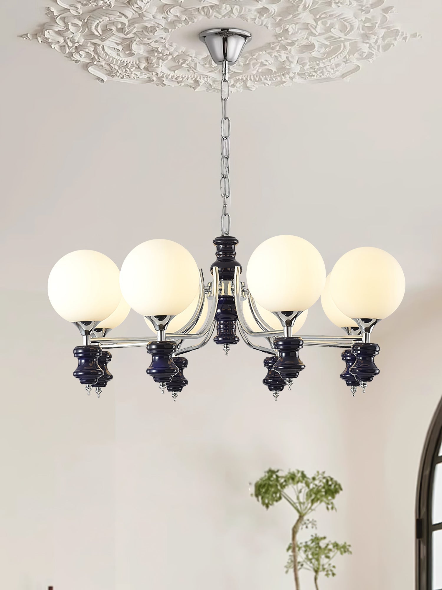 Aurora Kronleuchter Regal Orb Matt-Letslighting