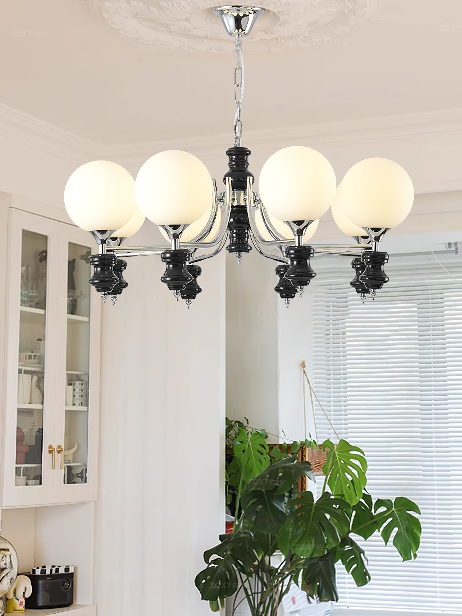 Aurora Kronleuchter Regal Orb Matt-Letslighting
