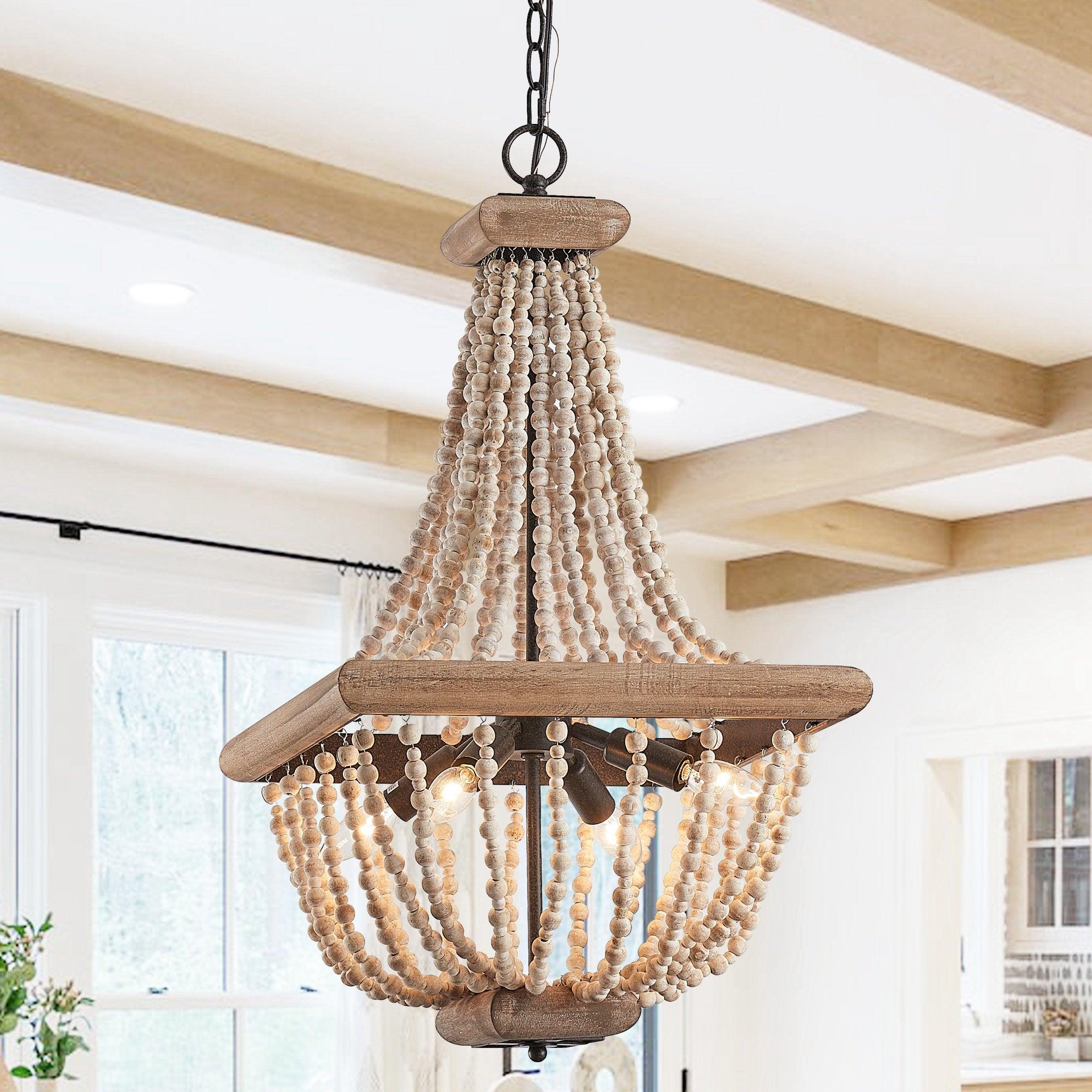 Aursorir Postmoderner Luxus-Holzleuchter-Letslighting