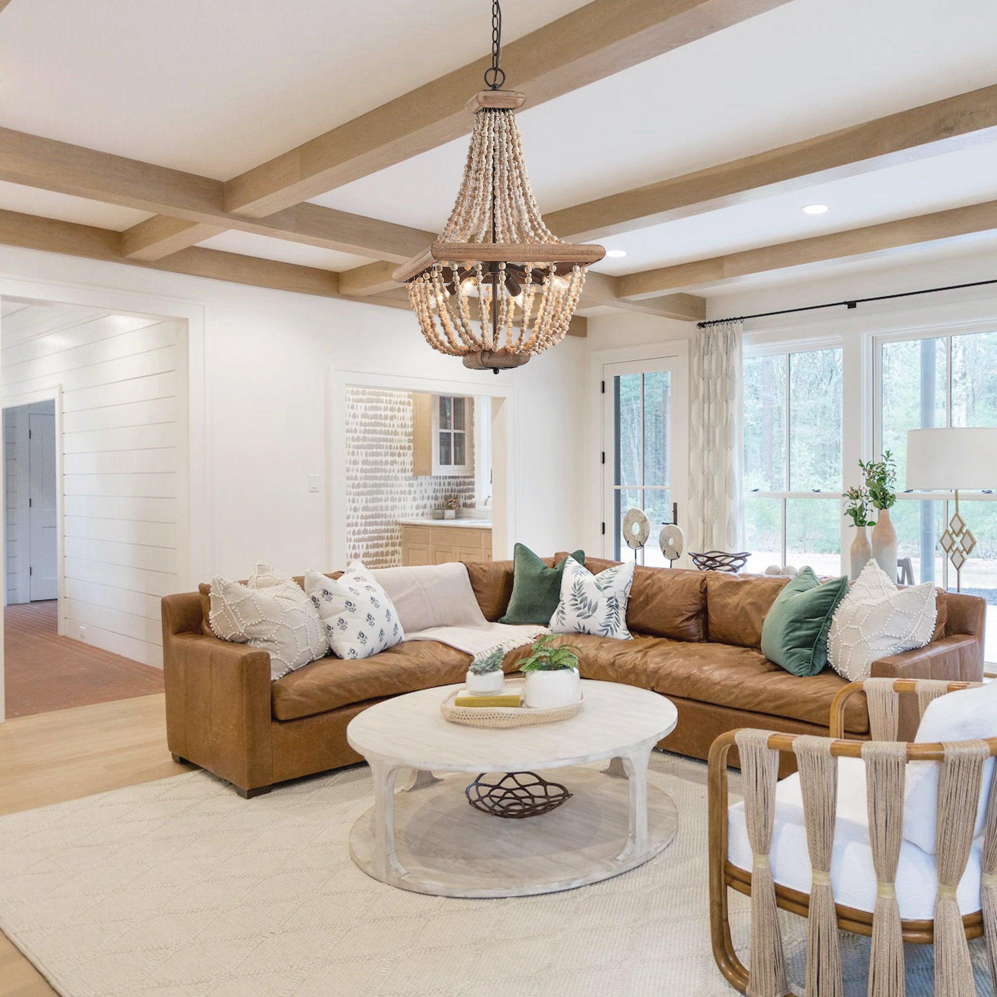 Aursorir Postmoderner Luxus-Holzleuchter-Letslighting