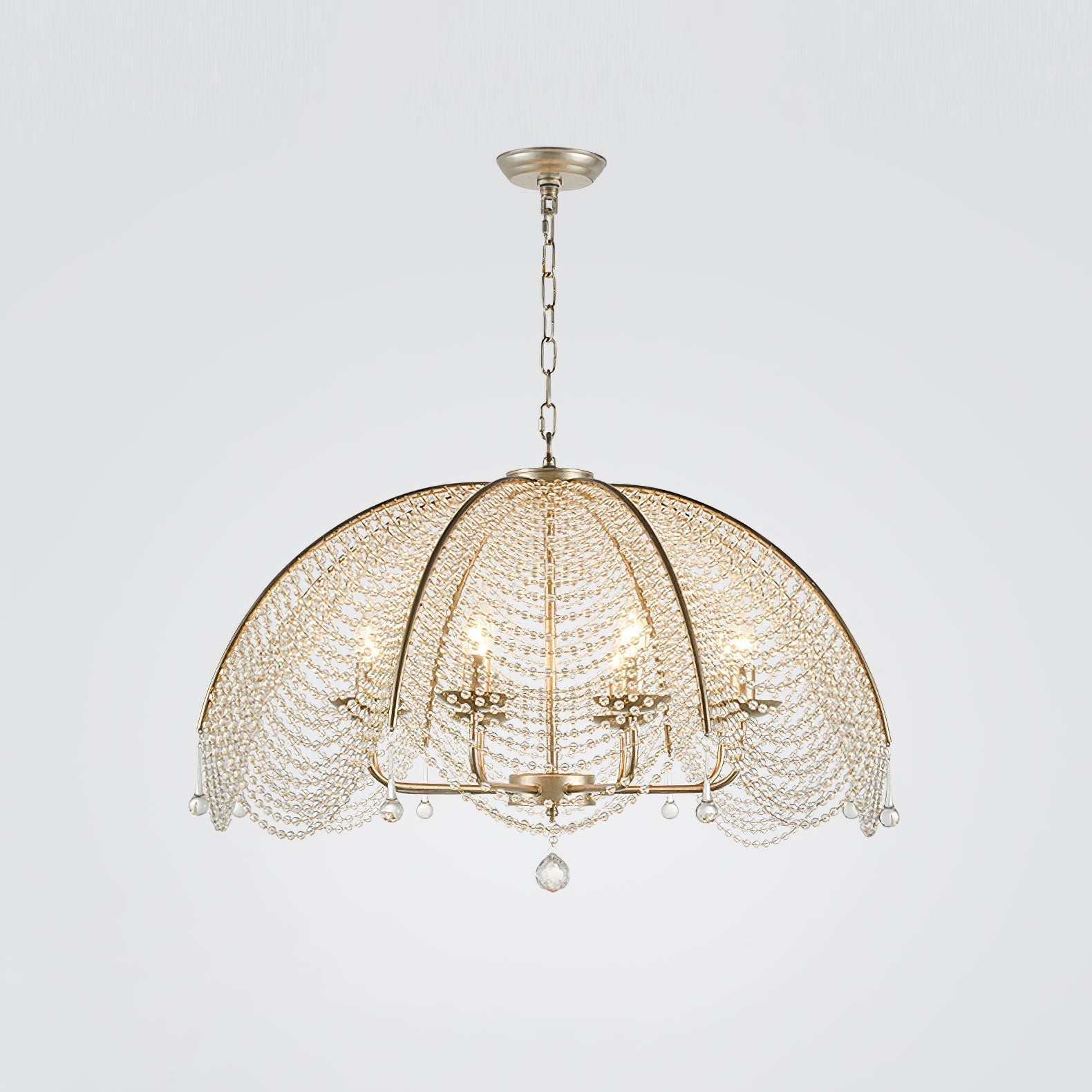 Ulsilus Elegance Stil Perlen Kristall Kronleuchter-Letslighting