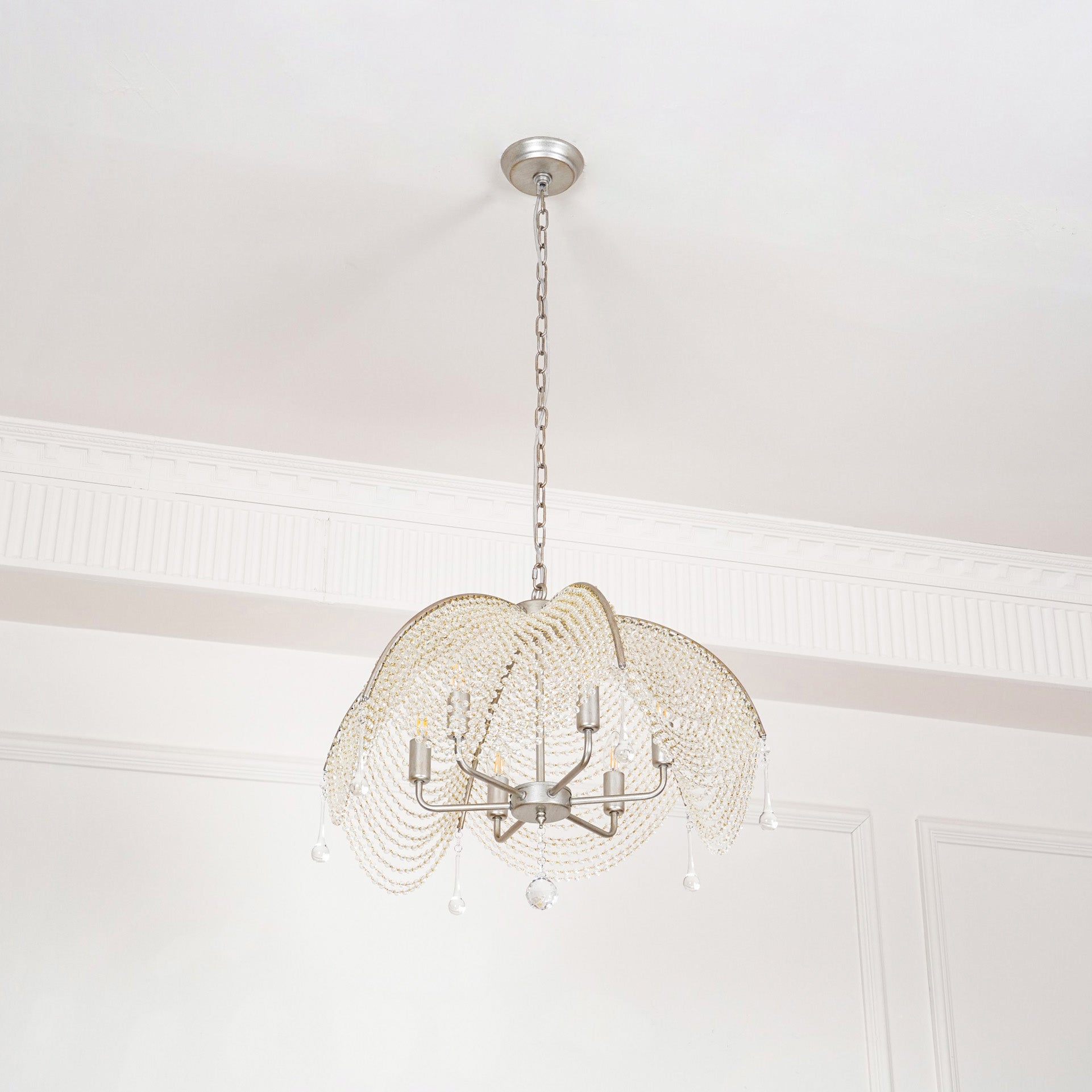 Ulsilus Elegance Stil Perlen Kristall Kronleuchter-Letslighting
