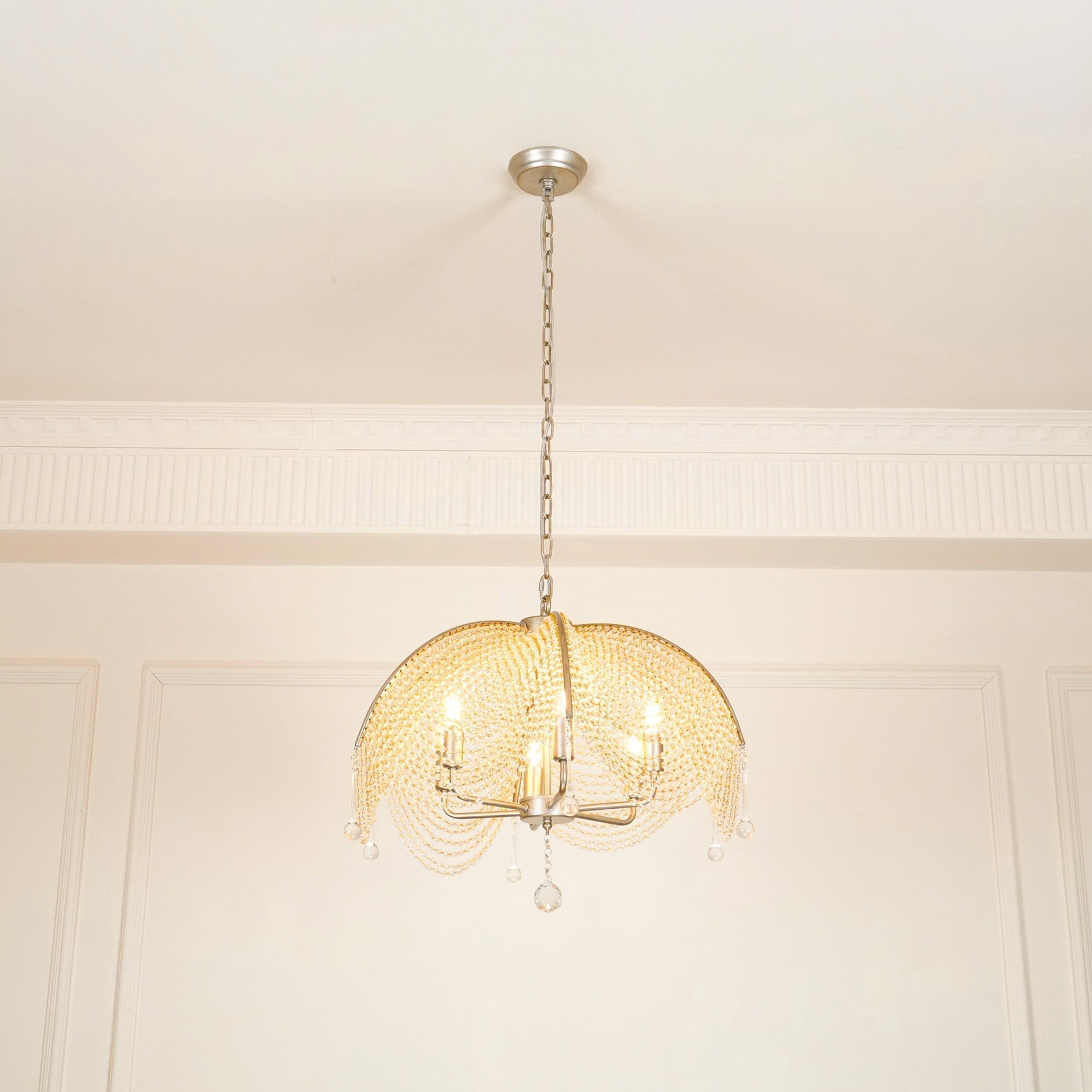 Ulsilus Elegance Stil Perlen Kristall Kronleuchter-Letslighting