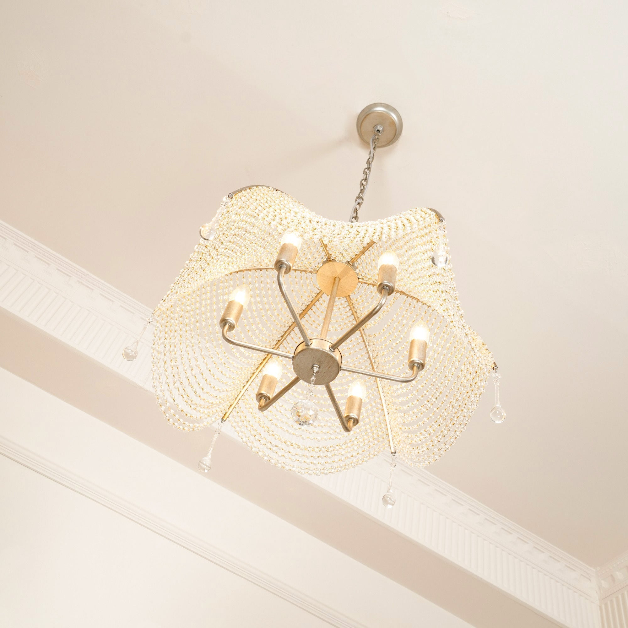 Ulsilus Elegance Stil Perlen Kristall Kronleuchter-Letslighting