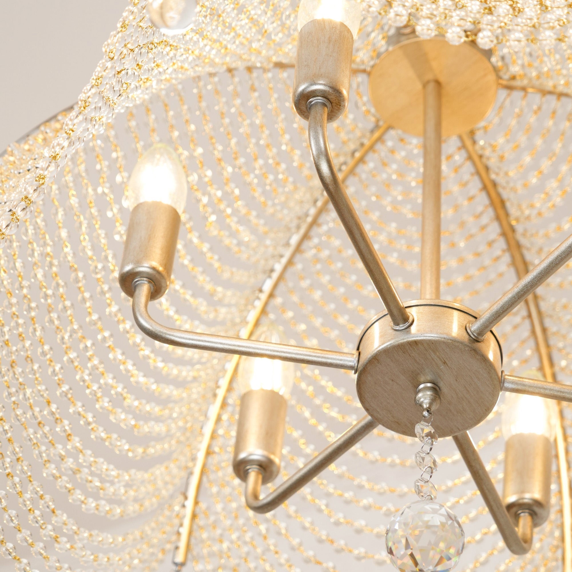 Ulsilus Elegance Stil Perlen Kristall Kronleuchter-Letslighting