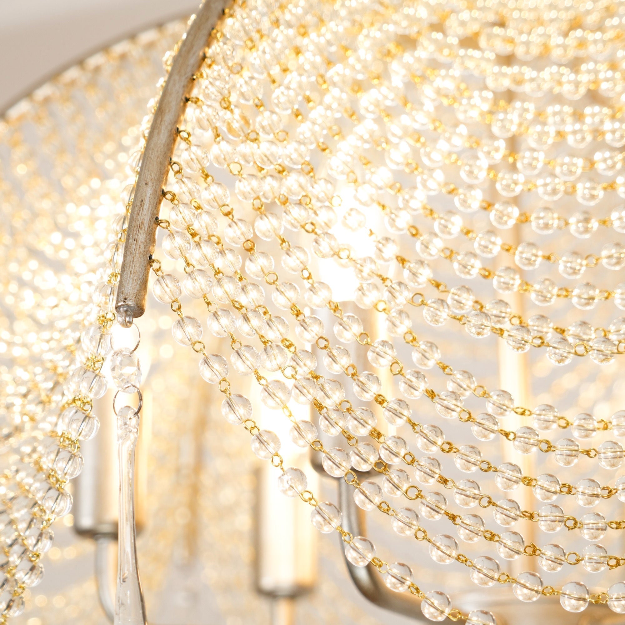 Ulsilus Elegance Stil Perlen Kristall Kronleuchter-Letslighting