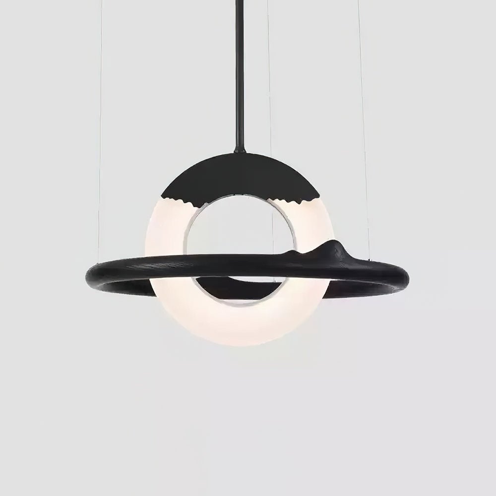 Mytalan Kreisförmige Pendelleuchte aus Holz-Letslighting