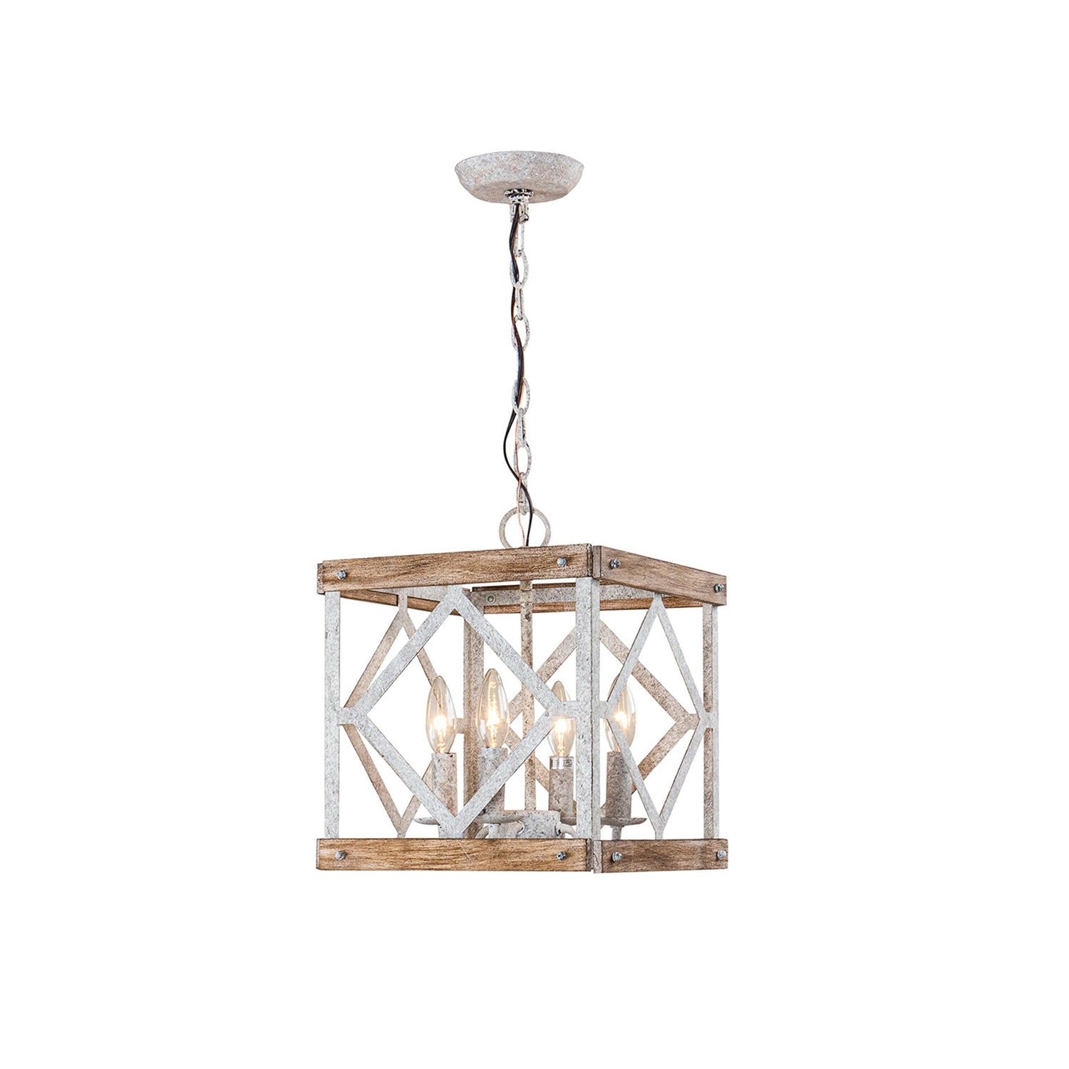 Zelaeora 4-flammige Holz Pendelleuchte-Letslighting