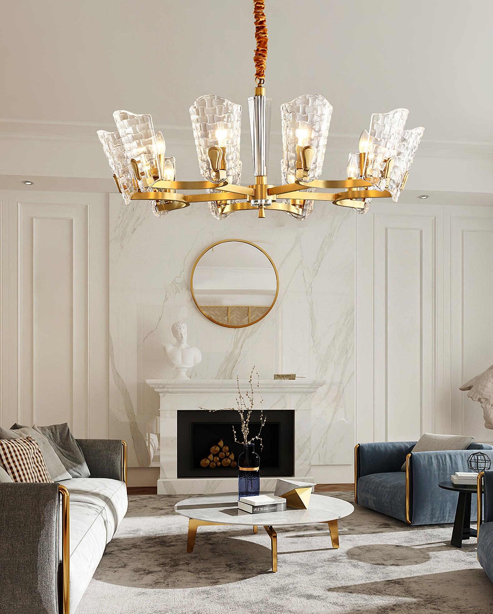 Radiant Luxus Messing Kronleuchter-Letslighting