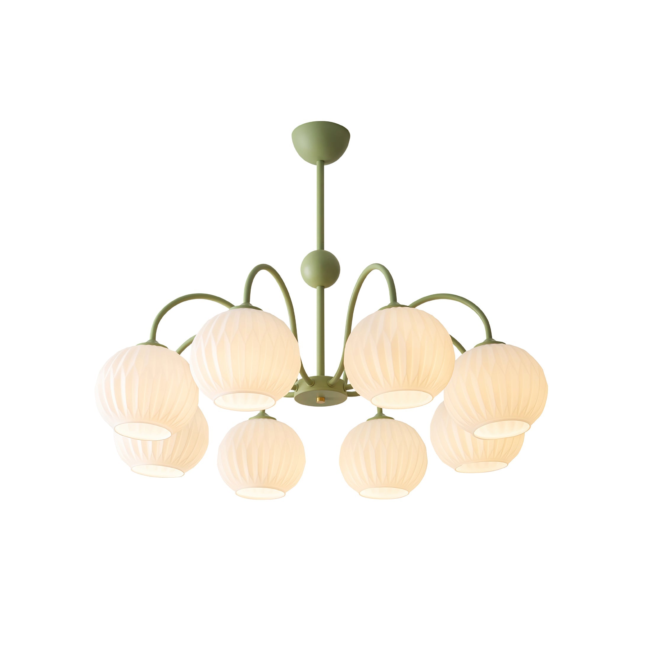 Tulip Kronleuchter mit Wellen-Glas-Letslighting