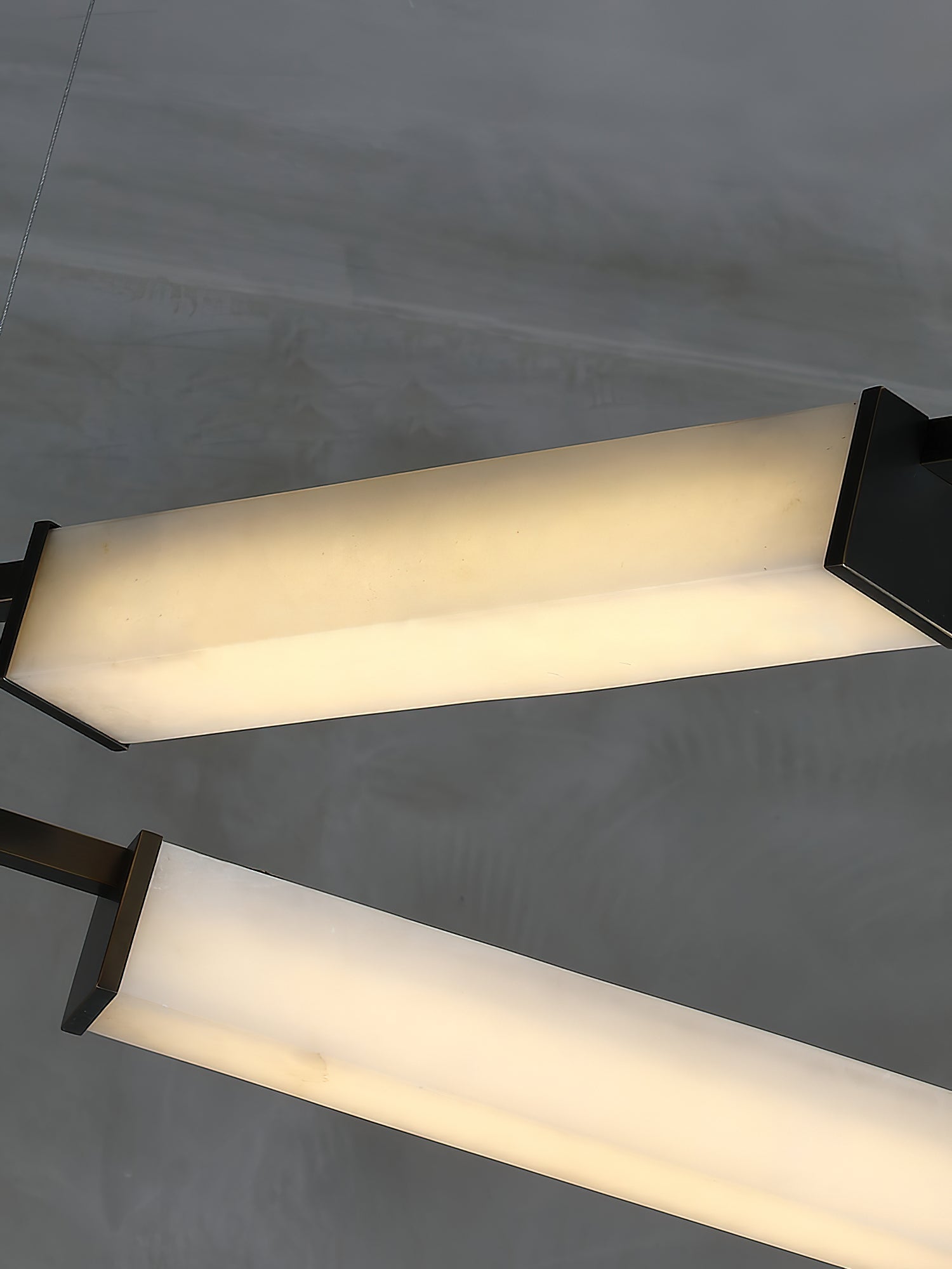 Arsorara Brass Alabaster Chandelier-Letslighting