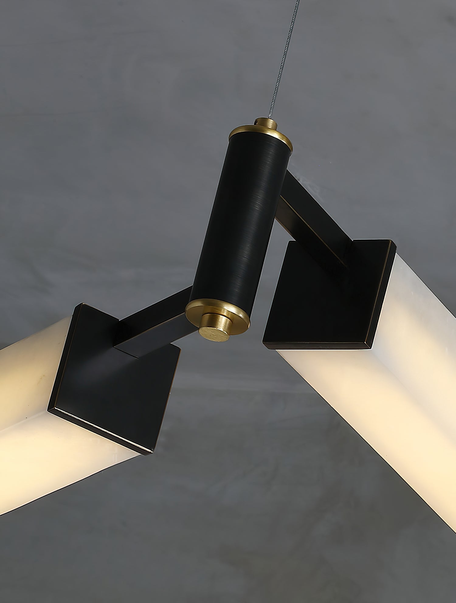 Arsorara Brass Alabaster Chandelier-Letslighting