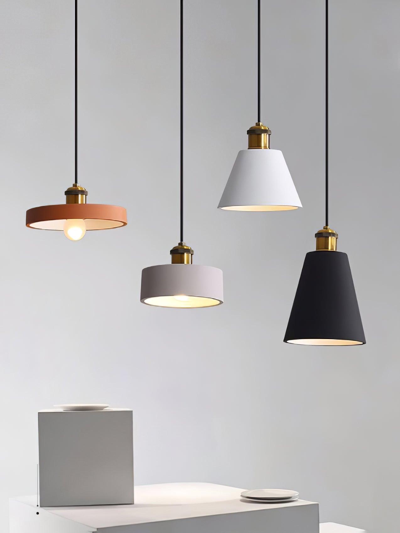Trio Industriell Harz Pendelleuchte Lampe-Letslighting