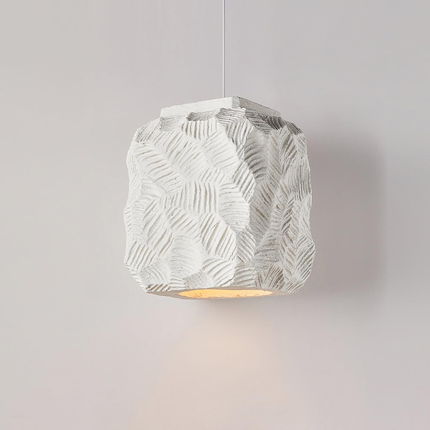 Olsilel Individuelle Kreativität Geometrie Harz Pendelleuchte-Letslighting