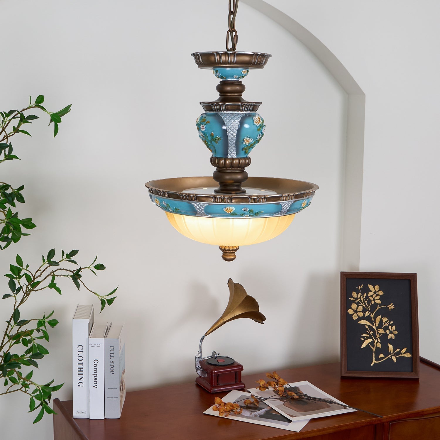 Floralis Retro Harz Pendelleuchte Leuchte-Letslighting