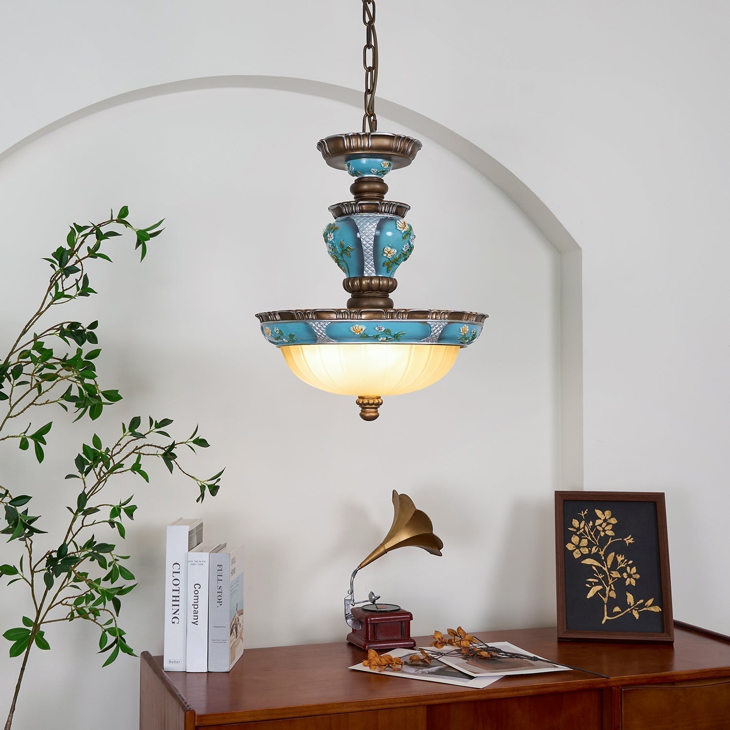Floralis Retro Harz Pendelleuchte Leuchte-Letslighting