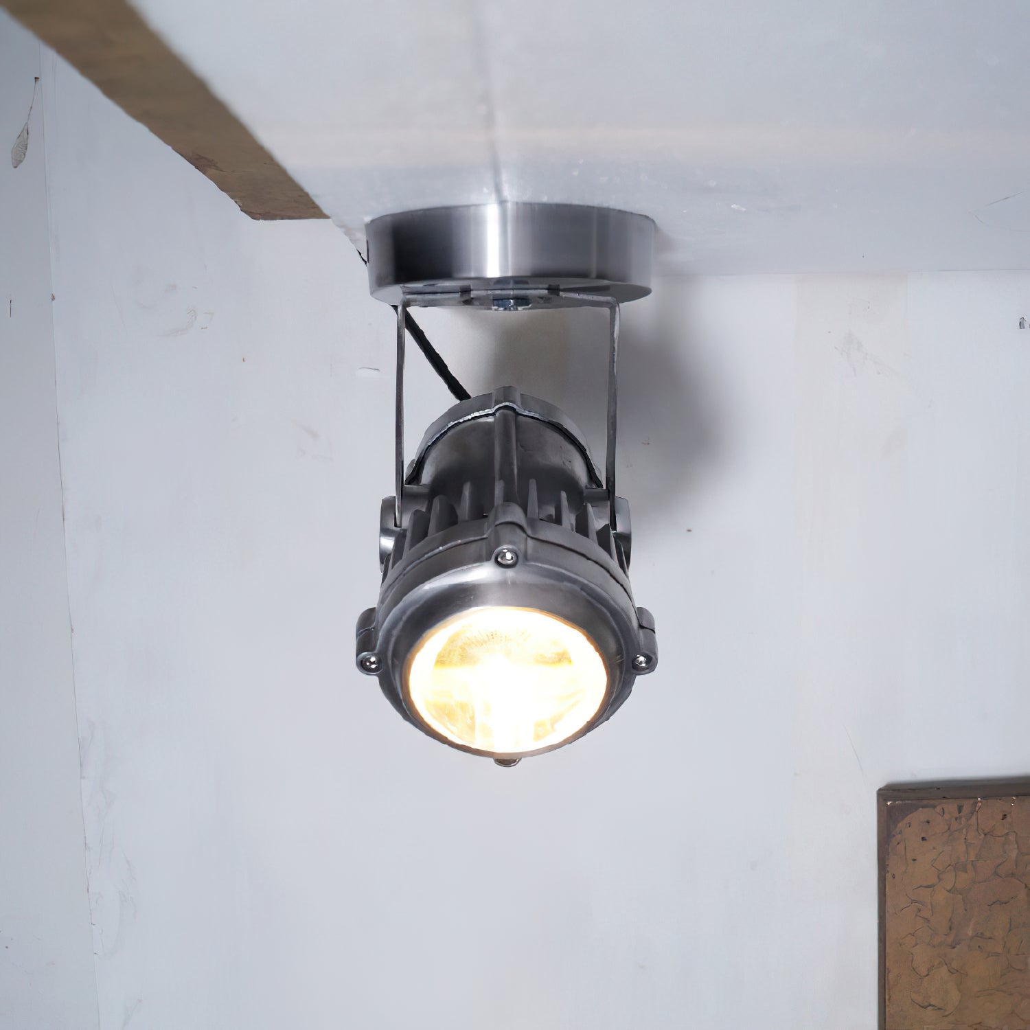Ivinan Industrielle Deckenlampe aus Glas-Letslighting