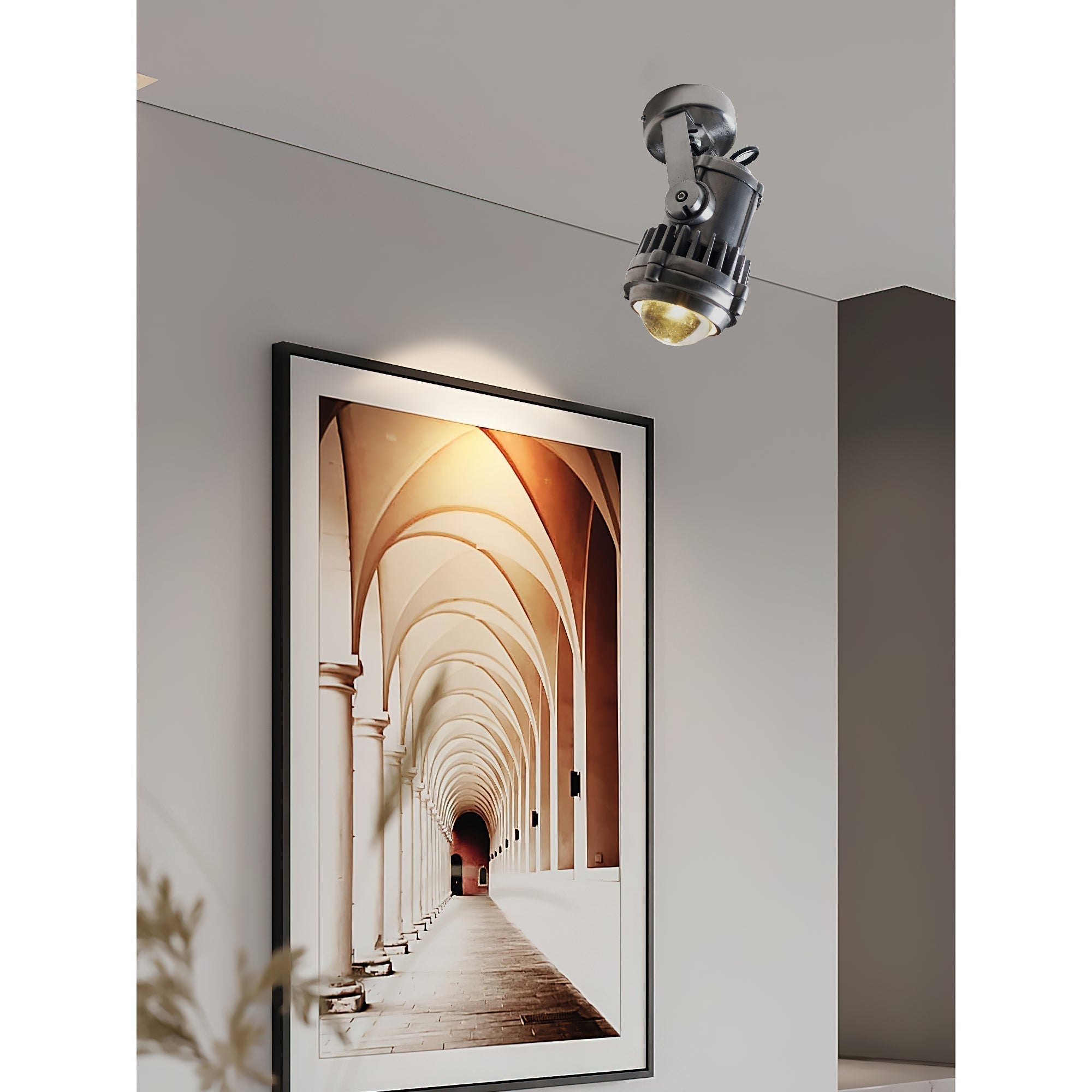 Ivinan Industrielle Deckenlampe aus Glas-Letslighting