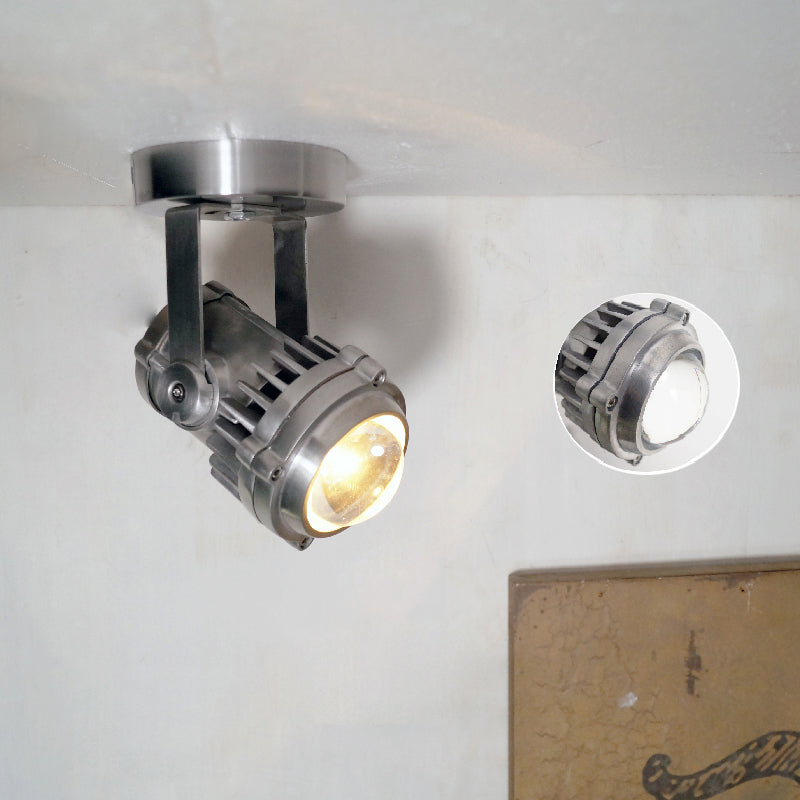 Ivinan Industrielle Deckenlampe aus Glas-Letslighting