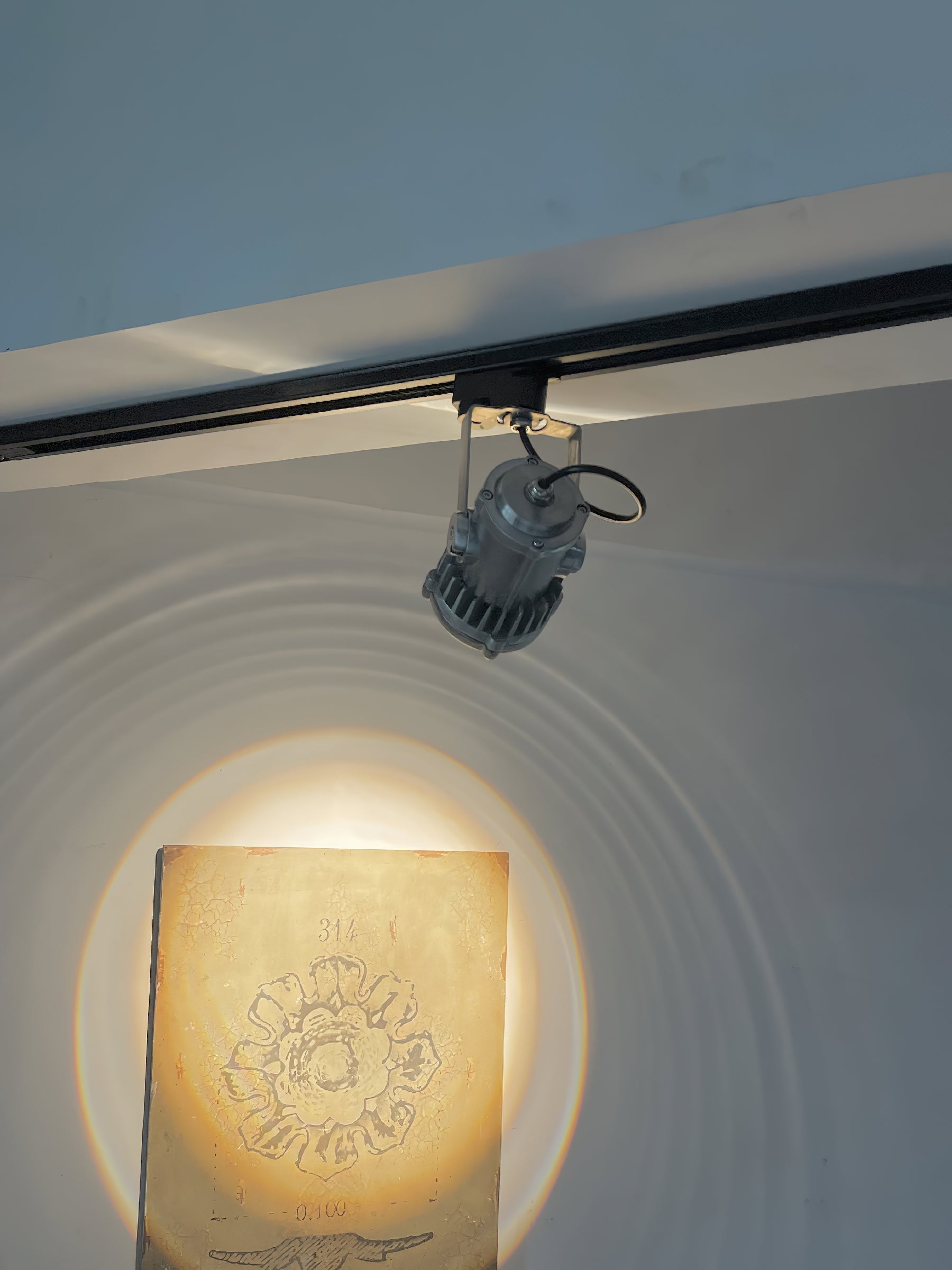 Avvelos Schienenspots Glas Retro Industrial-Letslighting