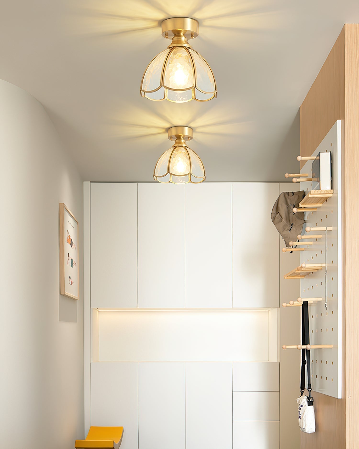 Civelle Tiffany-Stil Buntglas-Deckenleuchte-Letslighting