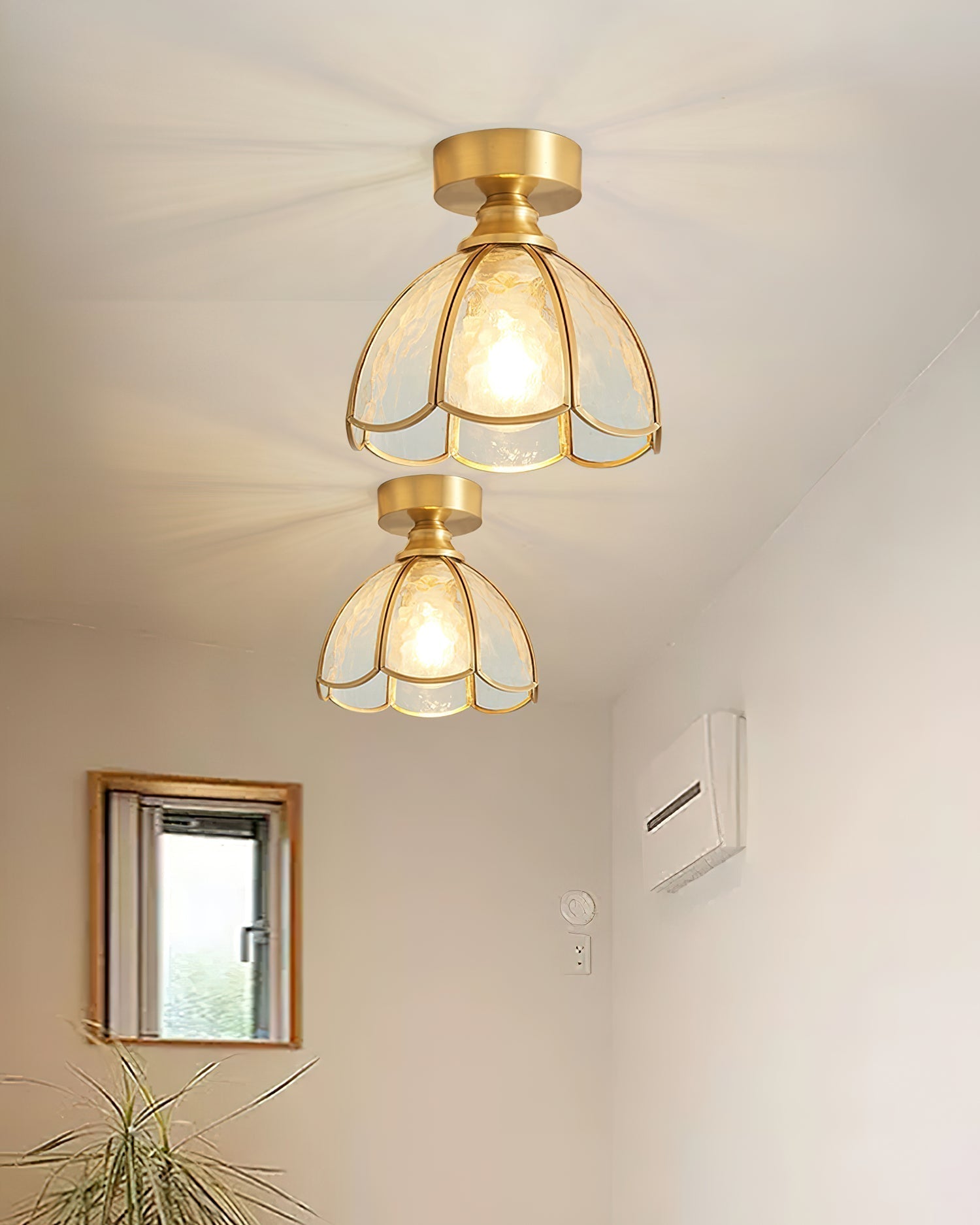 Civelle Tiffany-Stil Buntglas-Deckenleuchte-Letslighting