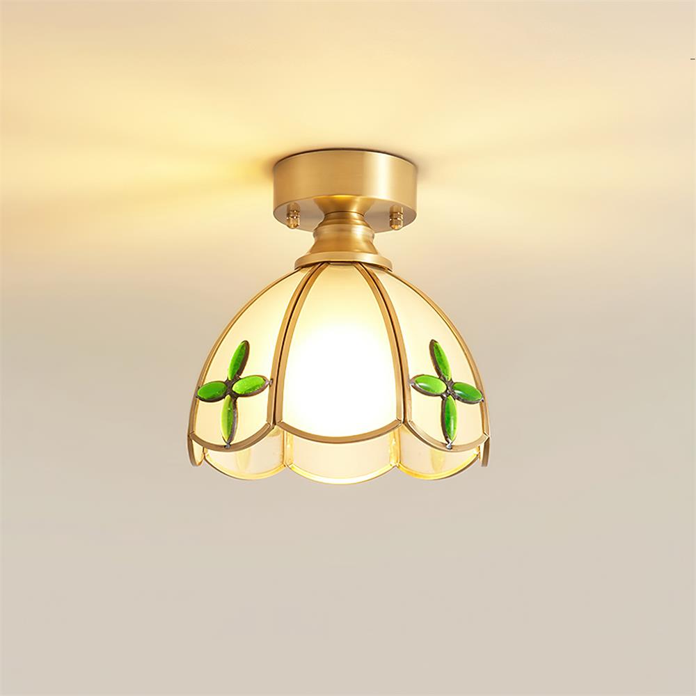 Civelle Tiffany-Stil Buntglas-Deckenleuchte-Letslighting