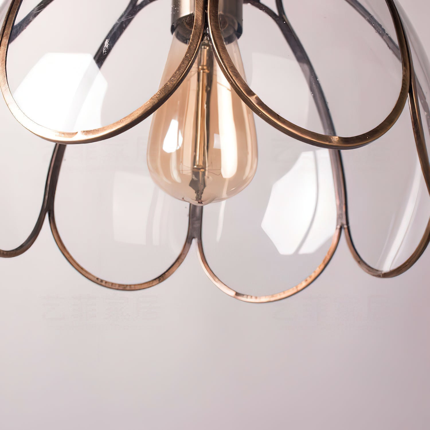 Eraeora Vintage Retro Glas Pendelleuchte-Letslighting