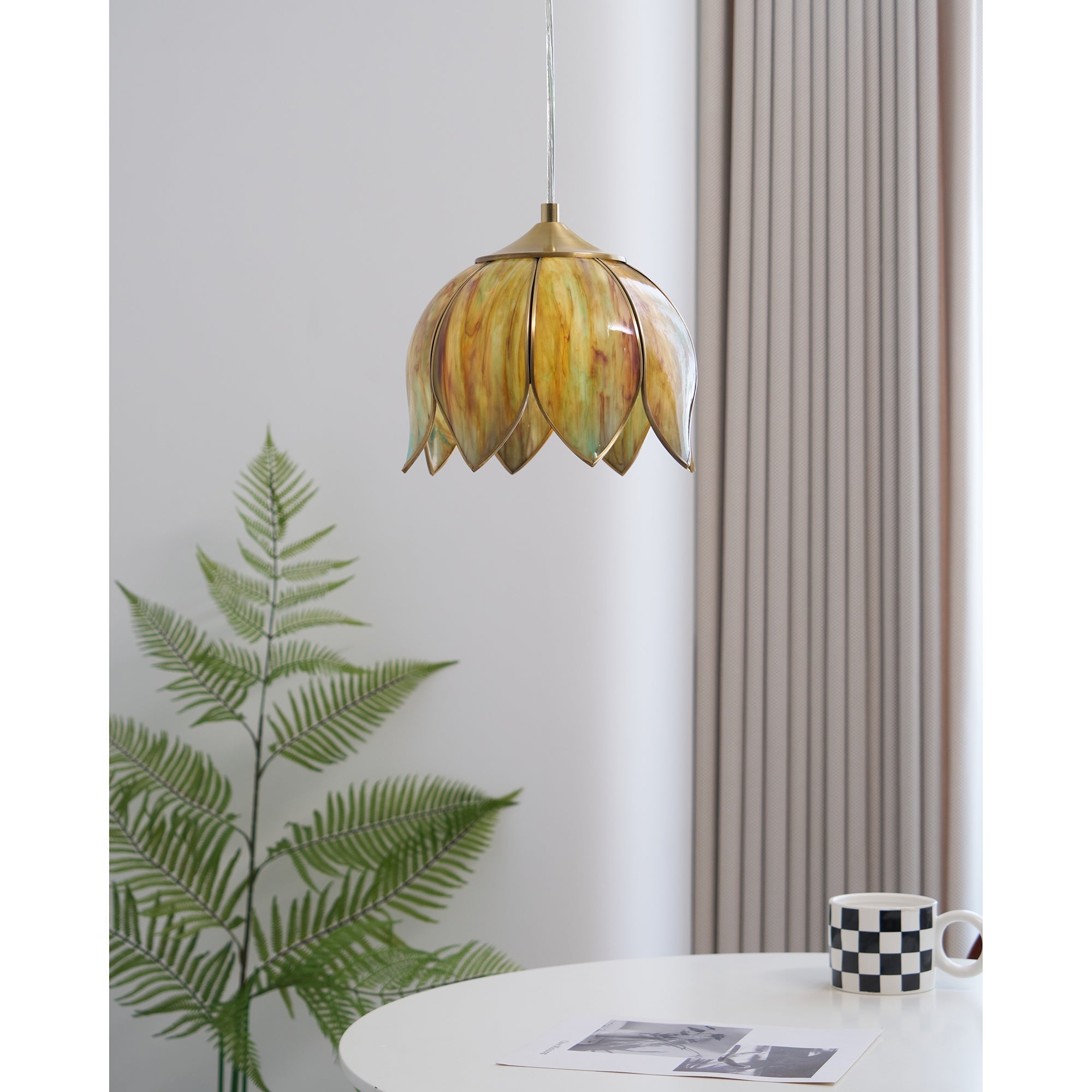 Eraeora Vintage Retro Glas Pendelleuchte-Letslighting