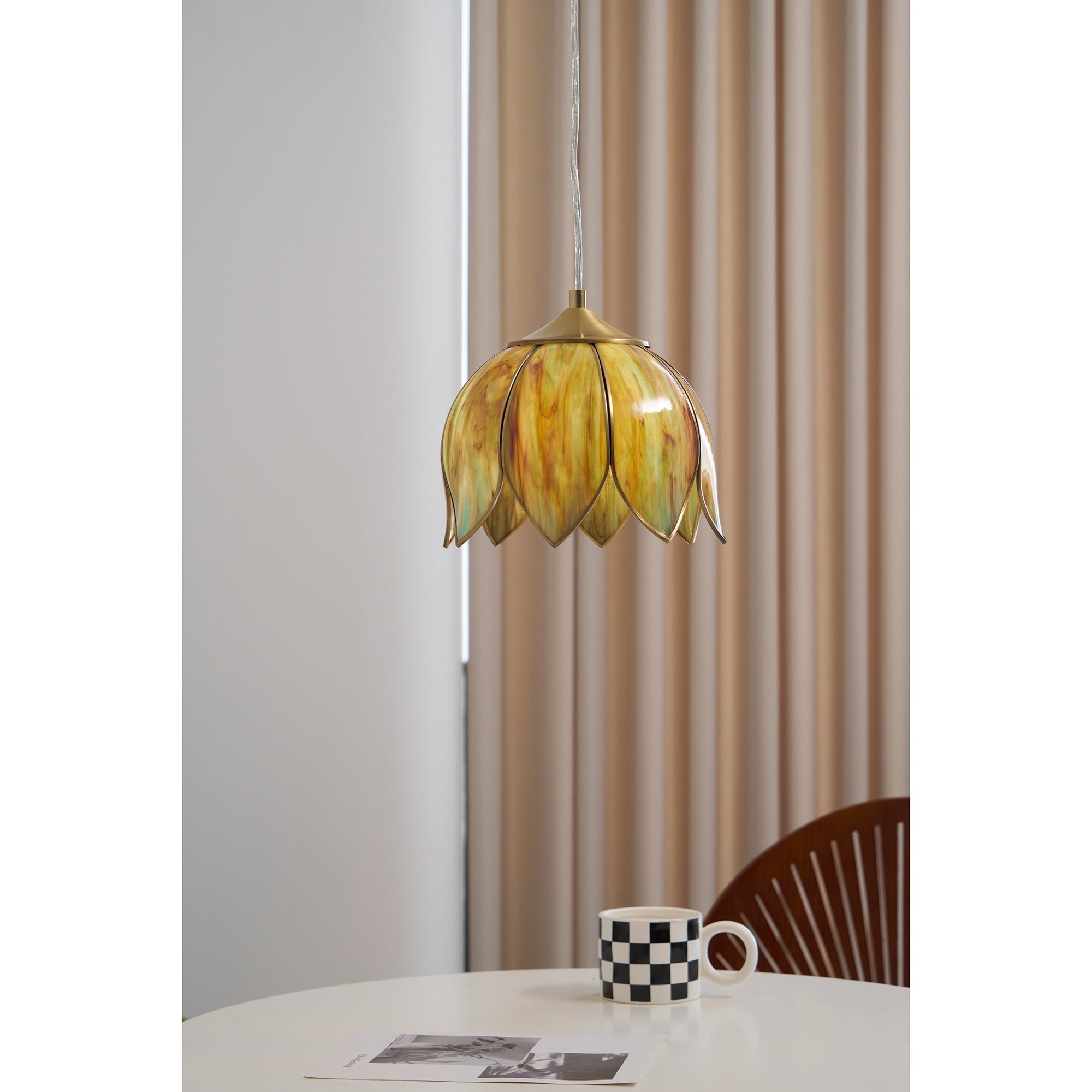 Eraeora Vintage Retro Glas Pendelleuchte-Letslighting
