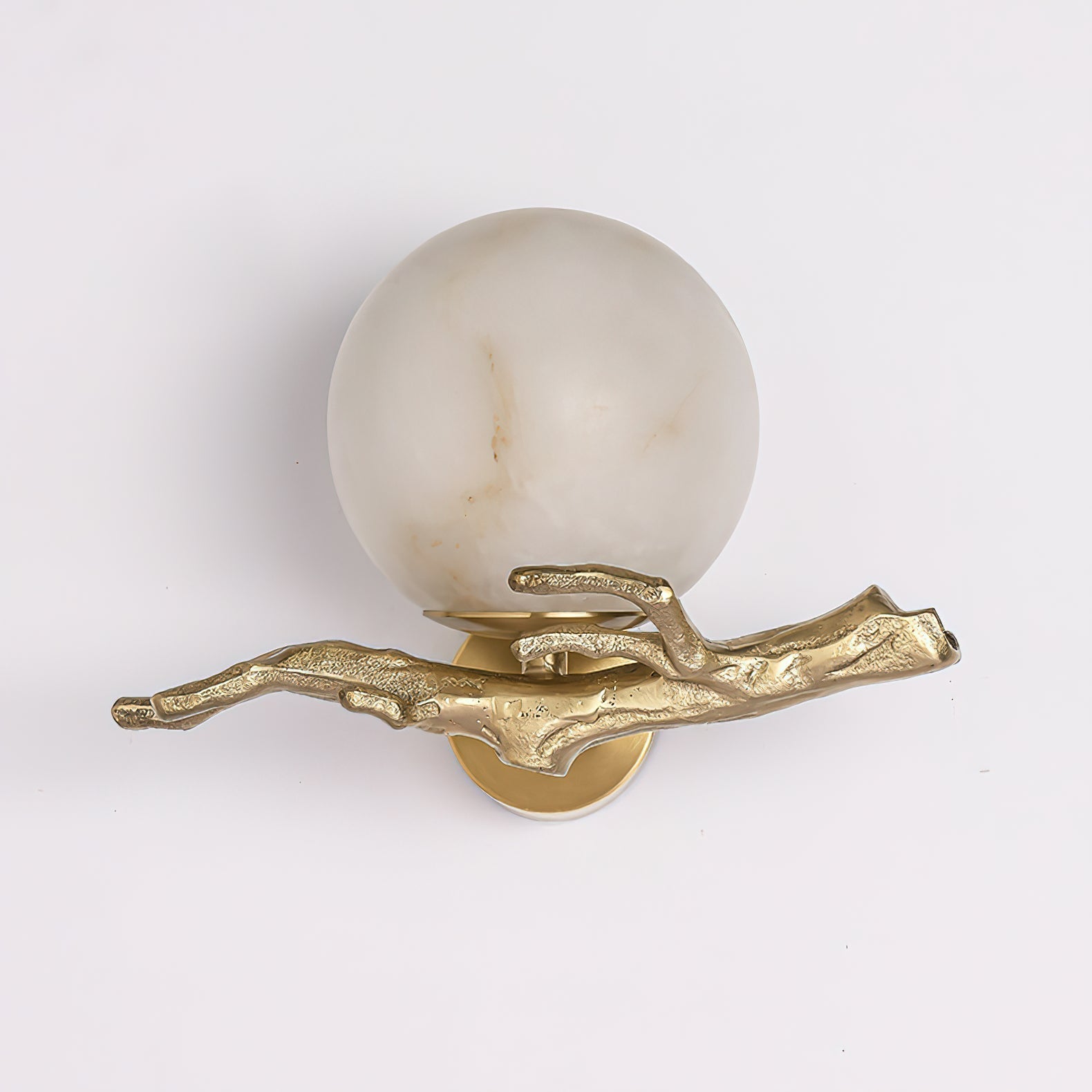 Ormirara Modern Minimalist Retro Twigs Alabaster Wall Lamp - Letslighting