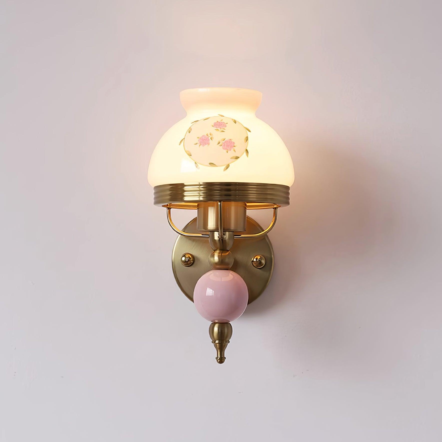 Wren Moderne Wandleuchte aus Glas und Metall-Letslighting