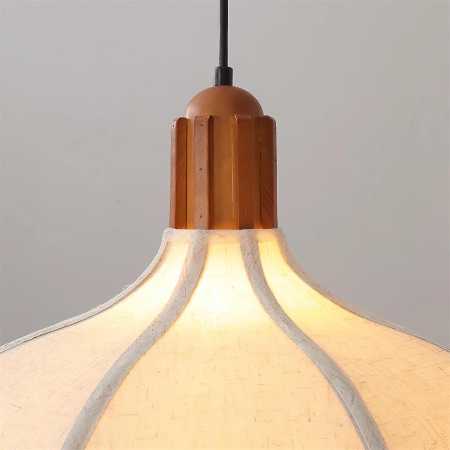 Eldin Pendelleuchte Verstellbarer Stoffschirm Metall-Letslighting