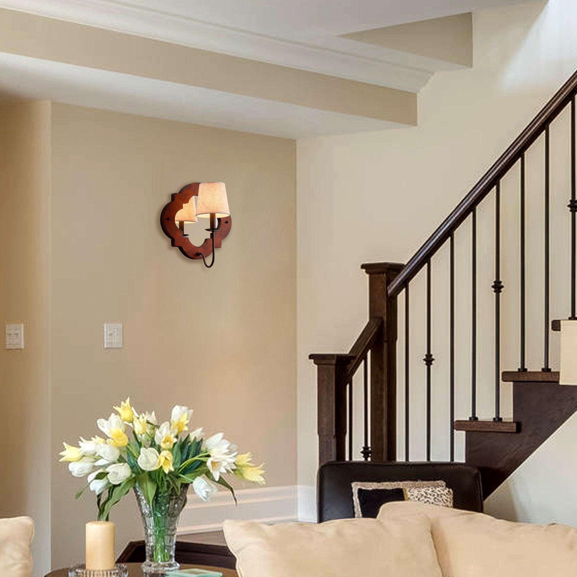 Sytheir Elegance Stoff-Wandleuchte-Letslighting